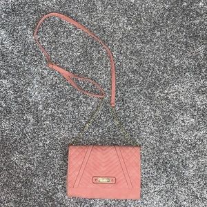 New without tags Jessica Simpson salmon colored cross-body purse